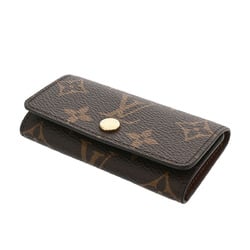 LOUIS VUITTON Louis Vuitton Monogram Multicle 4 4-ring type Brown M69517 Women's Canvas Key Case