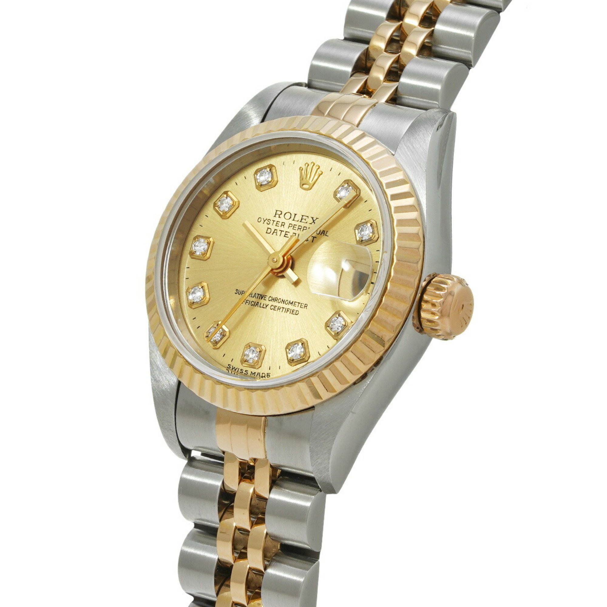 ROLEX Rolex Datejust 10P Diamond 69173G Ladies Watch Automatic