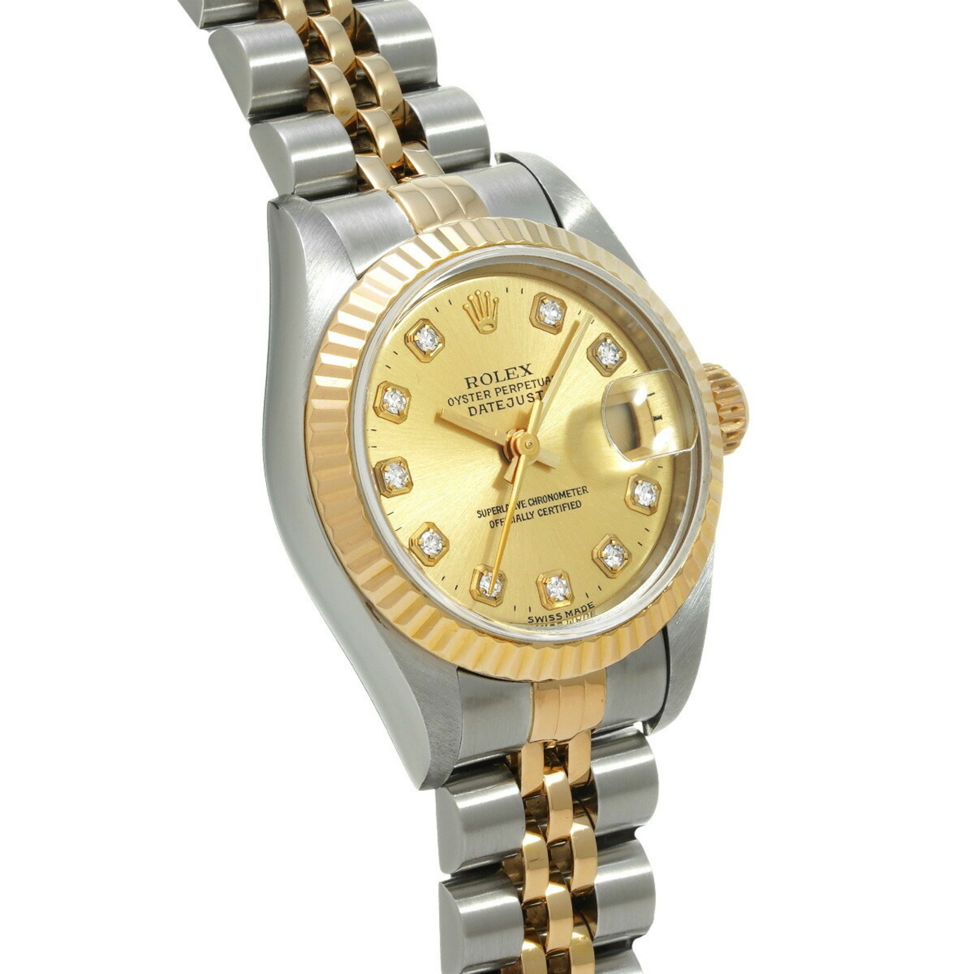 ROLEX Rolex Datejust 10P Diamond 69173G Ladies Watch Automatic