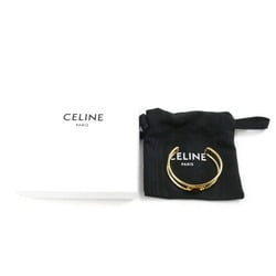 CELINE Metal Maillon Triomphe Cuff Bangle 46S566BRA C1 14.3g Women's