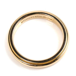 TIFFANY&Co. Tiffany K18PG Pink Gold Milgrain Ring, Size 7.5, 3.9g, Women's