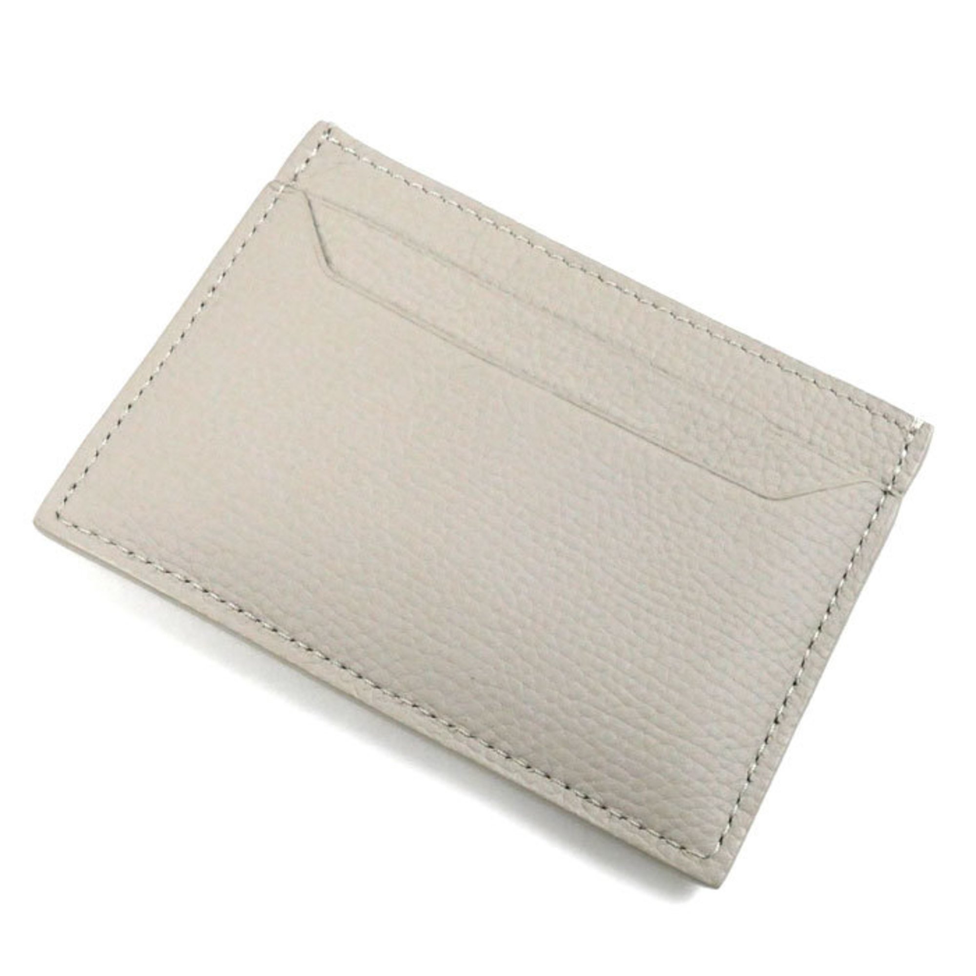 LOEWE Anagram Plain Card Holder Case Sand C821075X04 Women's