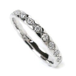 CHANEL K18WG White Gold Coco Crush Full Eternity Diamond Ring J11871 Size 22 63 4.0g Unisex