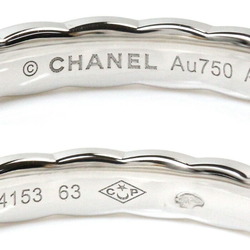 CHANEL K18WG White Gold Coco Crush Full Eternity Diamond Ring J11871 Size 22 63 4.0g Unisex