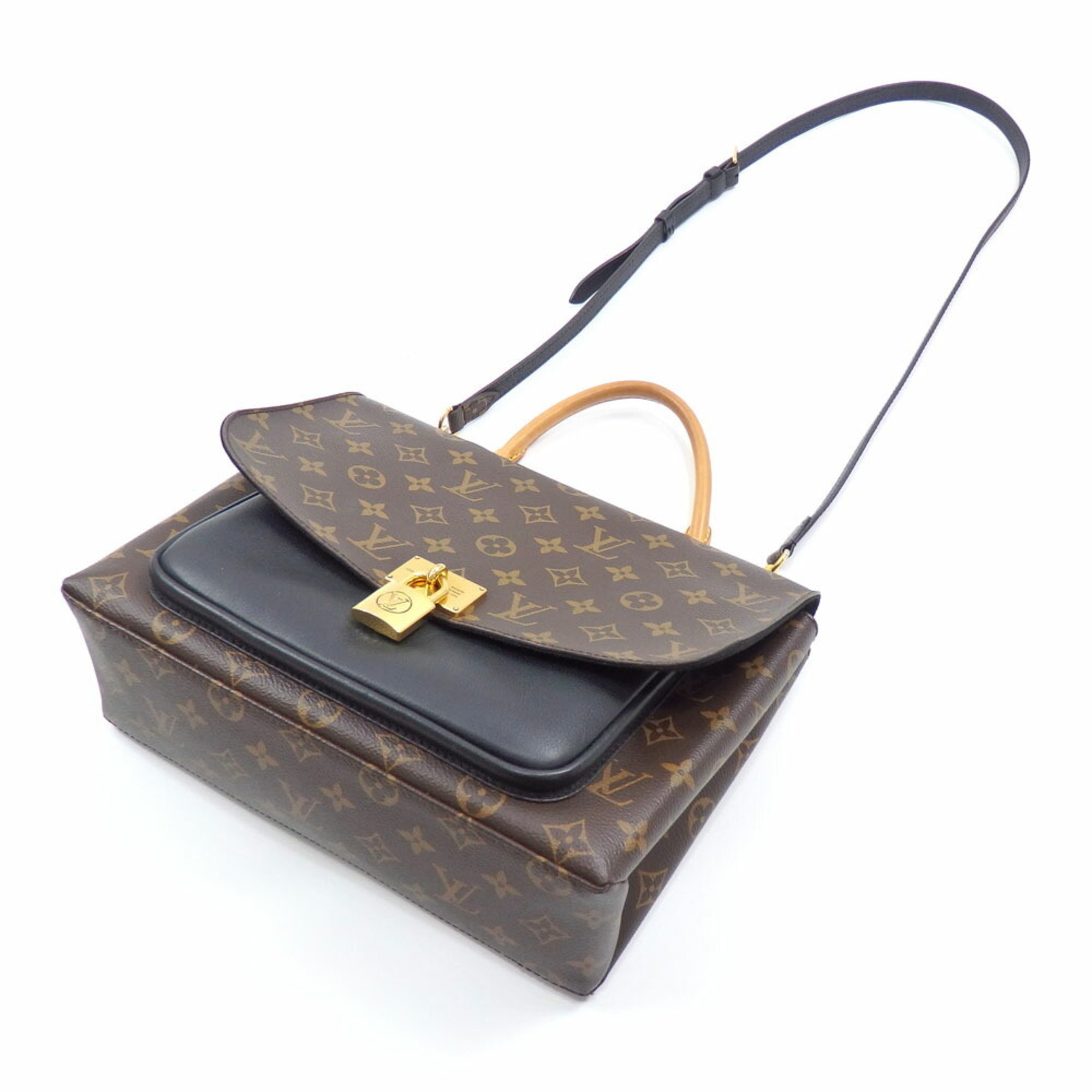 Louis Vuitton Handbag Monogram Marignan Women's M44259 Noir Black Shoulder