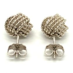 Tiffany & Co. Somerset Twist Knot Mesh Earrings, Silver SV925, Old