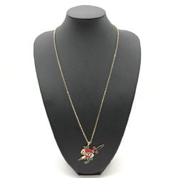 RED VALENTINO Heart Pendant Necklace 22.9g Approx. 72cm