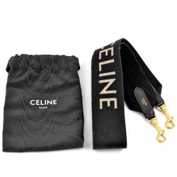 CELINE Long Shoulder Strap Jacquard 90cm Black