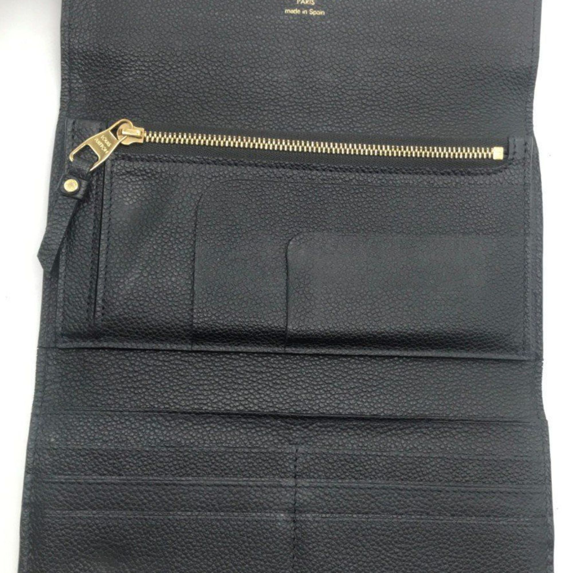 LOUIS VUITTON LV Monogram Empreinte Infinie Portefeuille Virtuose M60258 CA1122 Long Wallet Navy