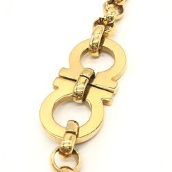 Salvatore Ferragamo Gancini Chain Belt Gold 110cm