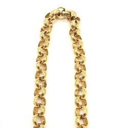 Salvatore Ferragamo Gancini Chain Belt Gold 110cm