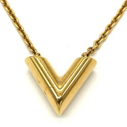 LOUIS VUITTON Louis Vuitton Necklace Essential V Gold GP 42cm M61083