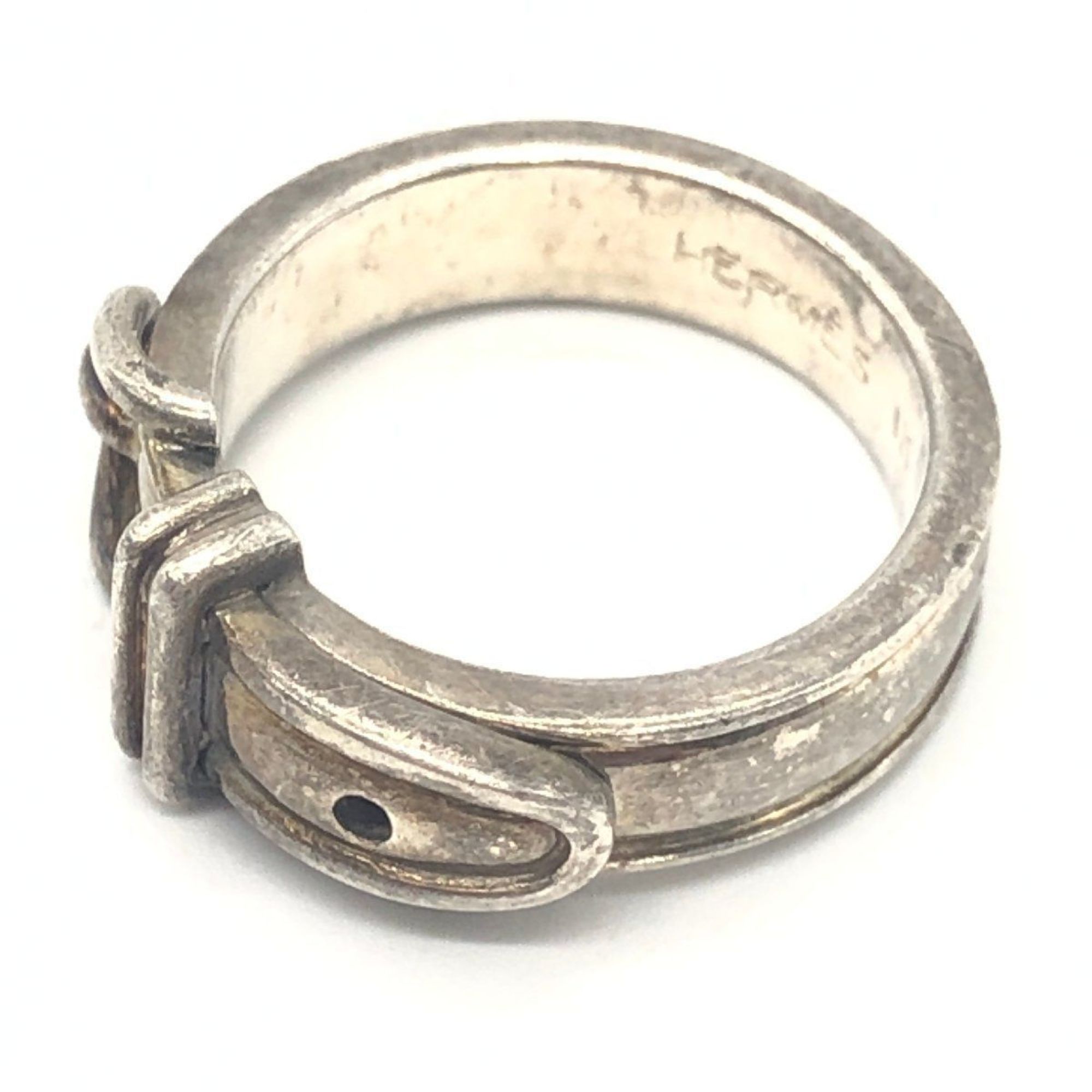 HERMES Hermes Santur Ring, Size 7, 4.9g, Silver AG925 Ring