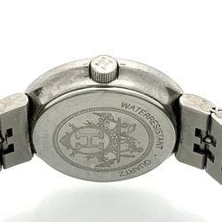 HERMES Olympia Quartz Watch Stainless Steel Combination Color