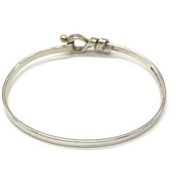 Tiffany & Co. Love Knot Bangle Yellow Gold Silver K18YG SV925 16.5cm Old