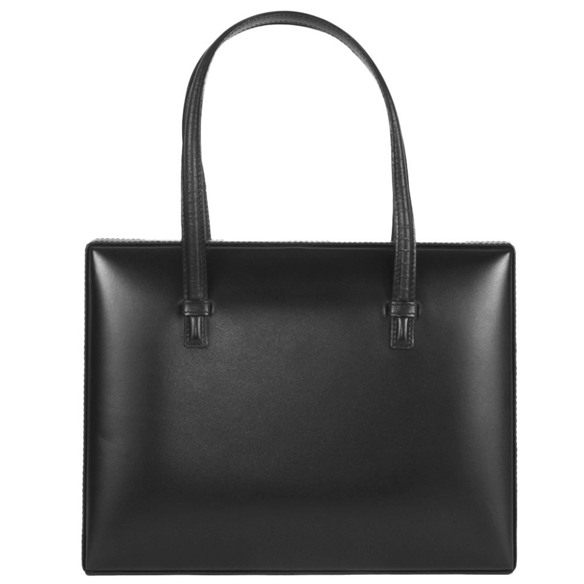 LOEWE Handbag Leather Black Square Women's