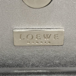 LOEWE Handbag Leather Black Square Women's