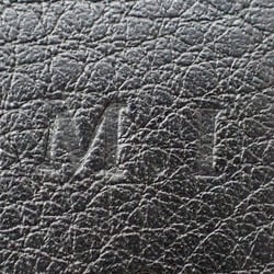 Louis Vuitton Round Long Wallet Zipper Vertical Men's M58412 Noir with Initials C2230704