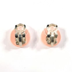 CHANEL Coco Mark Earrings Plastic Pink 05 C Stamp Women's