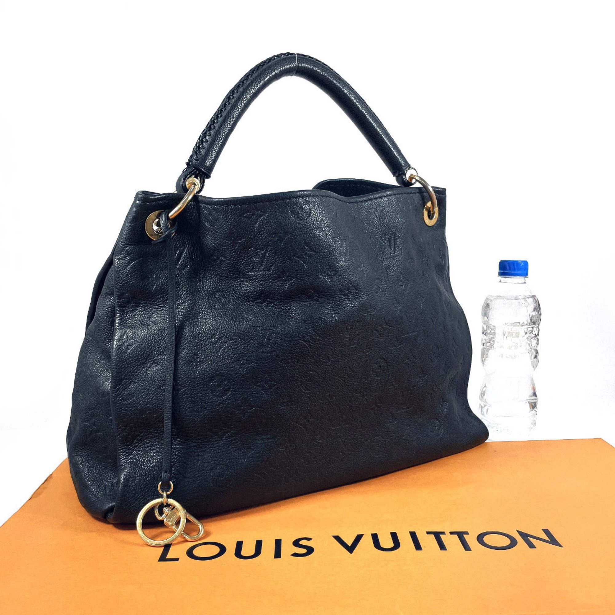 LOUIS VUITTON Louis Vuitton Artsy MM M93448 Shoulder Bag Monogram Empreinte Navy Women's