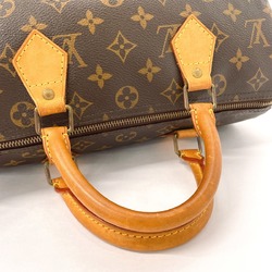 LOUIS VUITTON Speedy 30 M41526 Handbag Monogram Canvas/Nubuck Leather Brown Women's