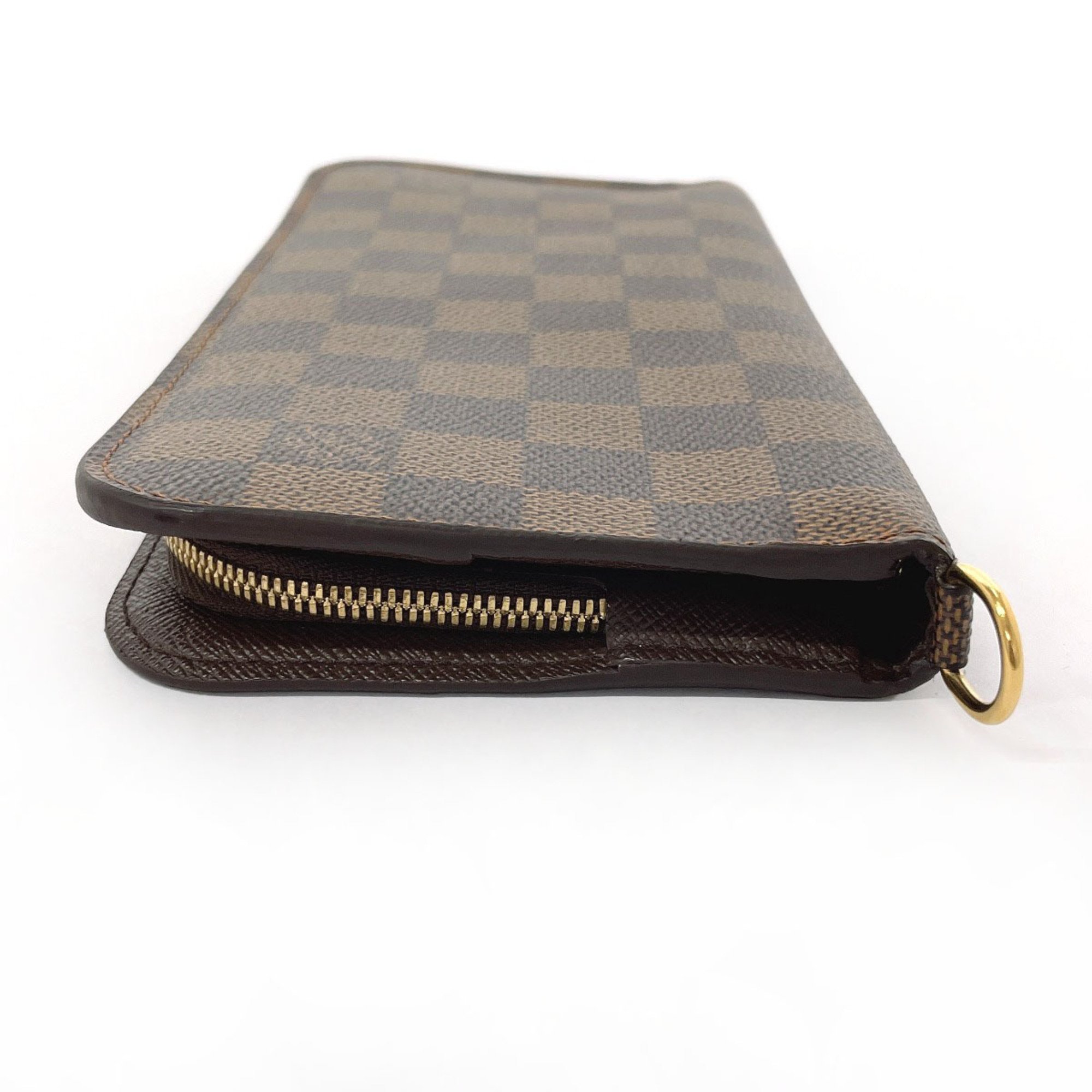 LOUIS VUITTON Louis Vuitton Portefeuille Ansolite N63071 Long Wallet Damier Brown Unisex