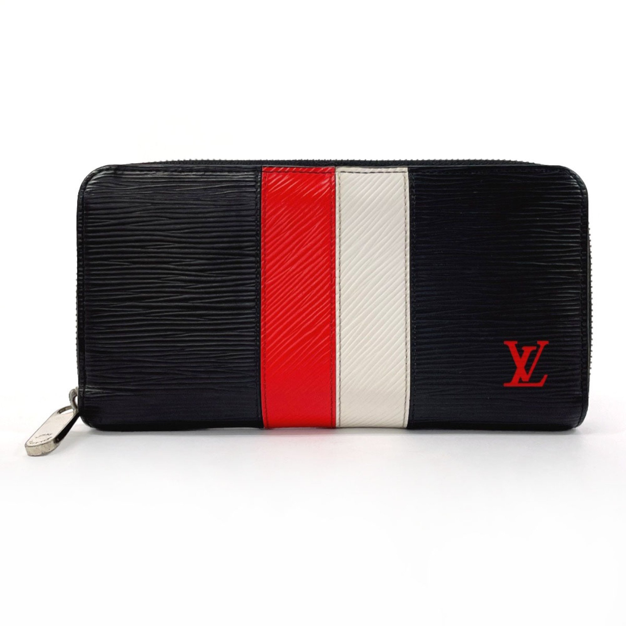 LOUIS VUITTON Louis Vuitton Zippy Wallet M62983 Long Epi Leather Black Men's