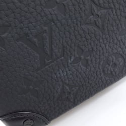 Louis Vuitton Shoulder Bag Monogram Taurillon Steamer Wearable Wallet Men's M81746 Noir Black Pouch