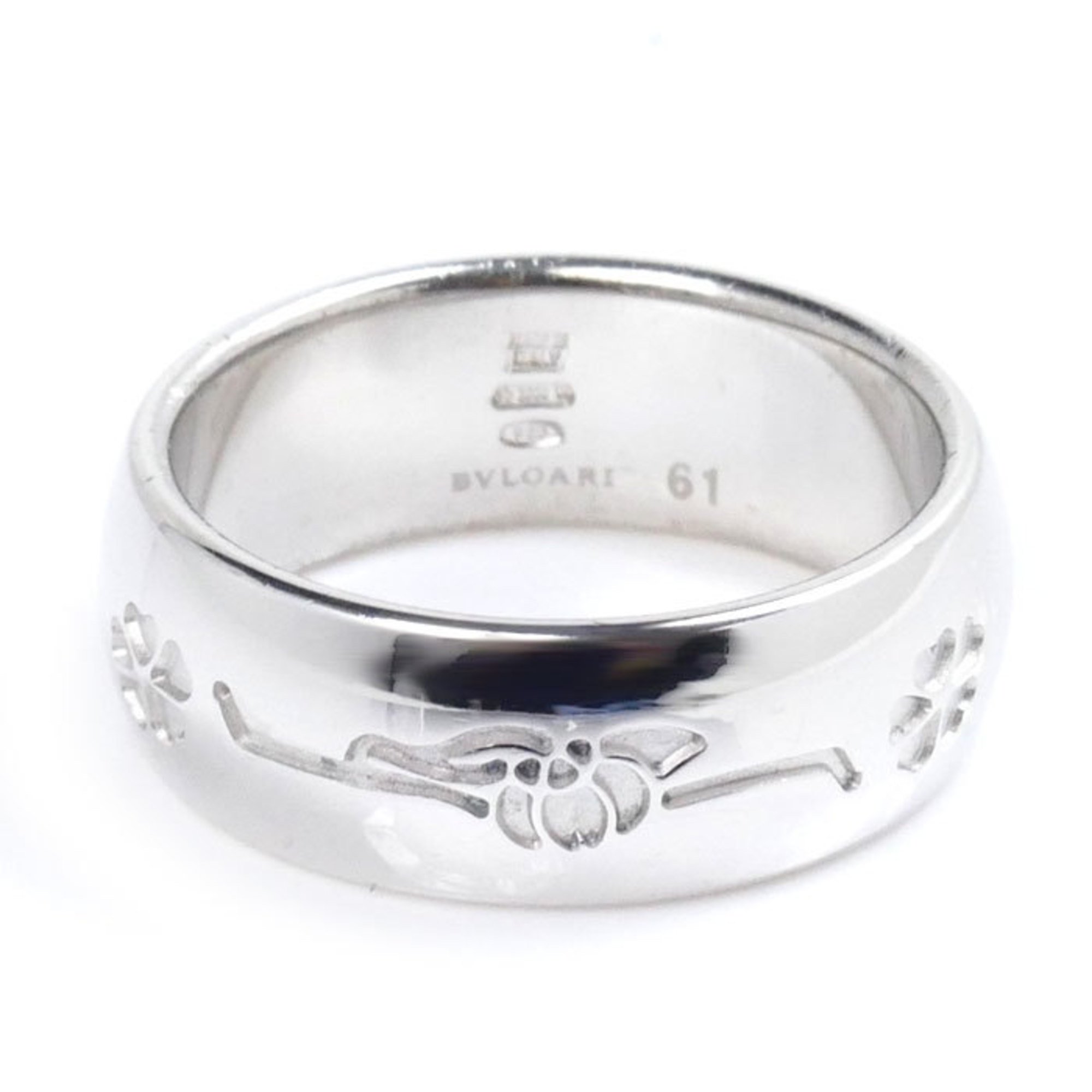 BVLGARI Bvlgari Silver 925 Save the Children Charity Ring Size 20 61 8.8g Men's