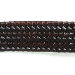 LOUIS VUITTON Louis Vuitton Santur Pont Neuf Braided Belt Brown M0372 Men's