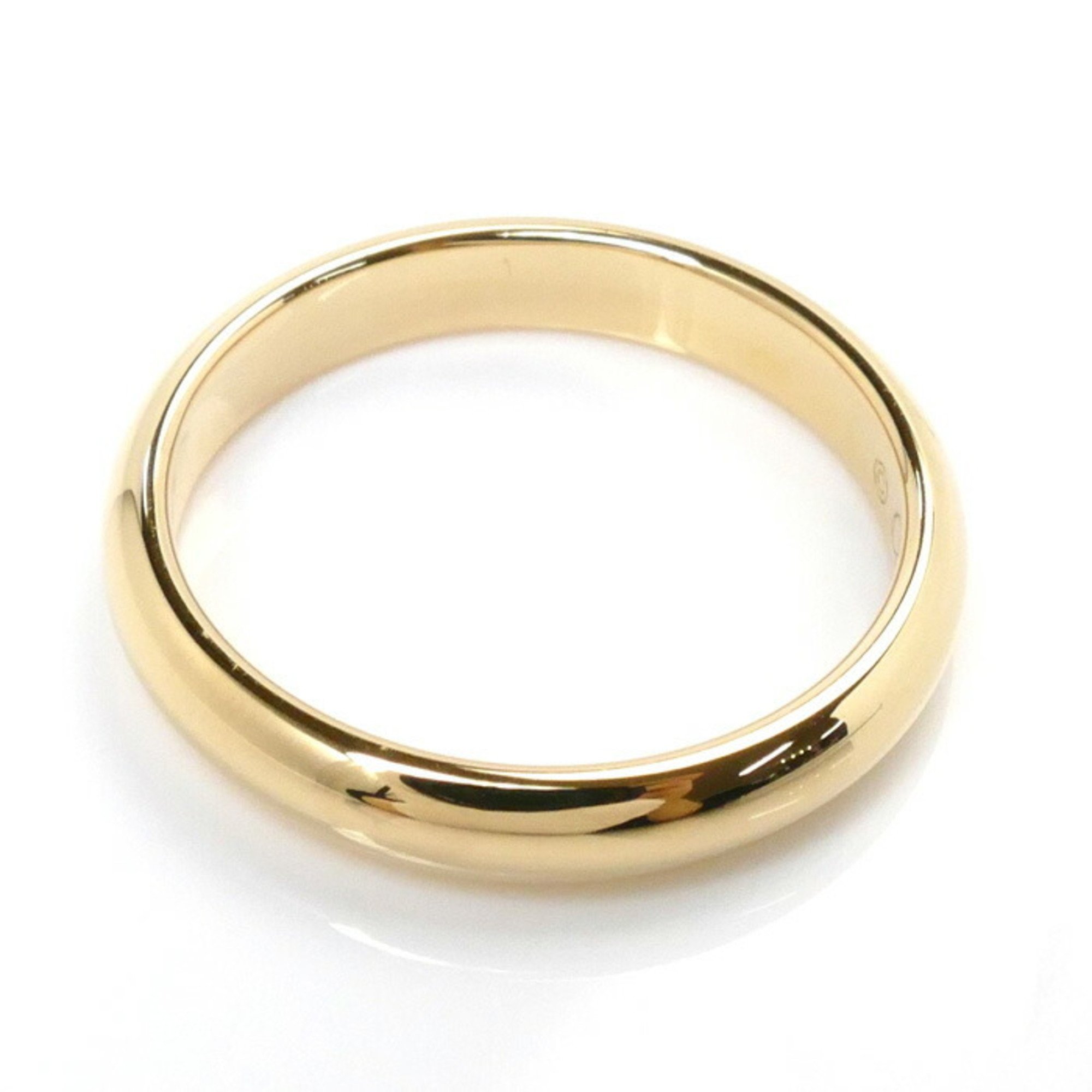 CARTIER Cartier K18YG Yellow Gold 1895 Wedding Ring B4031256 Size 15.5 56 4.8g Women's