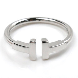 TIFFANY&Co. Tiffany K18WG White Gold T-Wire Ring 60148368 Size 13 3.7g Women's