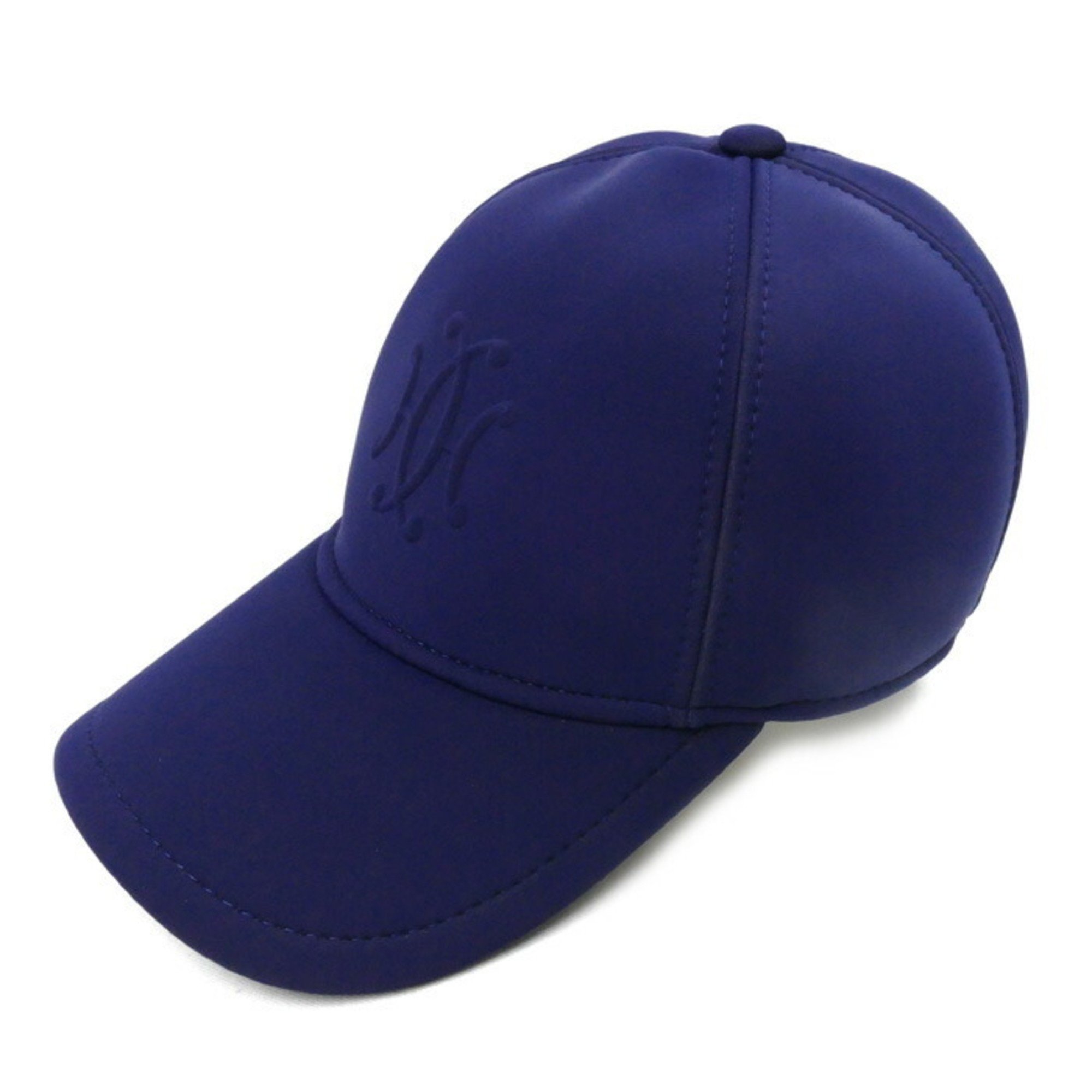 HERMES Hermes Neoban Atlantic Cap Navy M Unisex