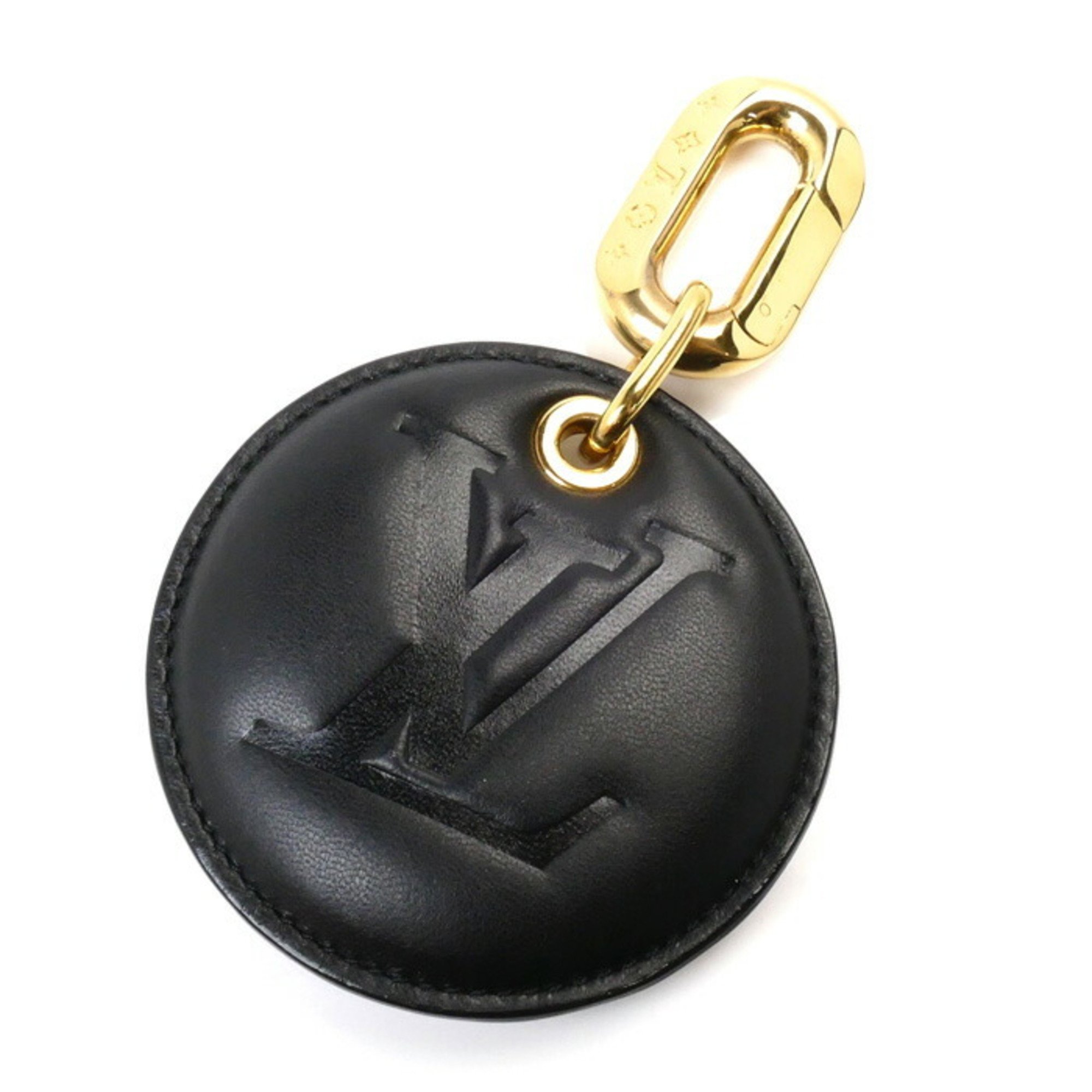 LOUIS VUITTON Louis Vuitton Bijoux Sac Coussin Illustre Keychain Black M00821 Women's