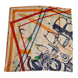 HERMES Hermes Carre Geant 140 Etrier Collaboration Scarf Muffler 213440S Women's