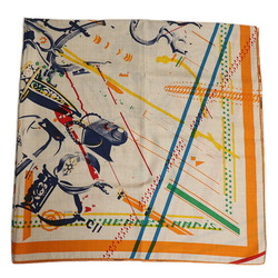 HERMES Hermes Carre Geant 140 Etrier Collaboration Scarf Muffler 213440S Women's