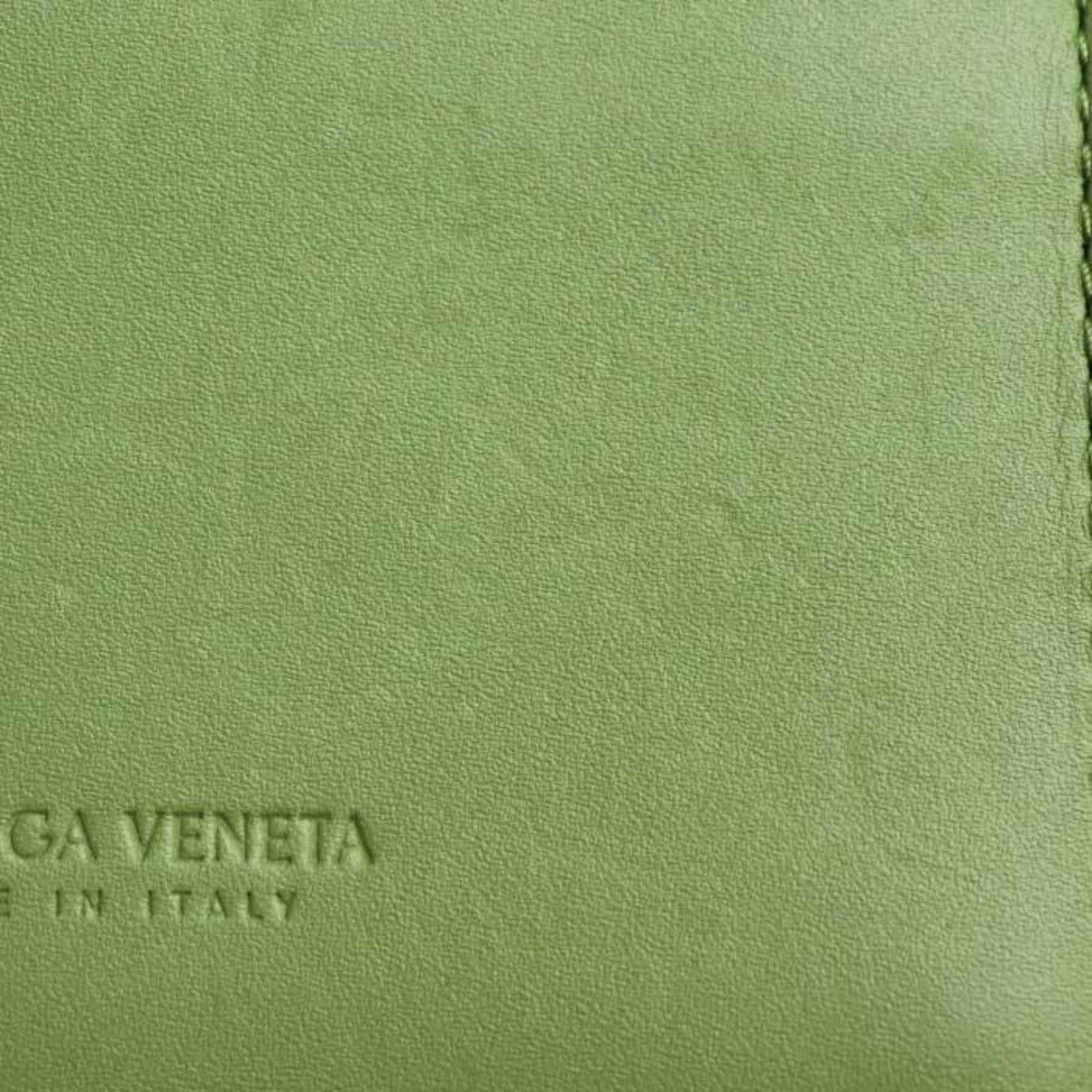 BOTTEGAVENETA Bottega Veneta Intrecciato Business Card Case Green 605720 Men's