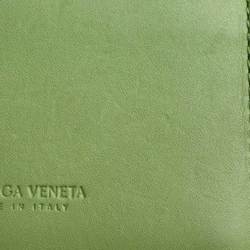 BOTTEGAVENETA Bottega Veneta Intrecciato Business Card Case Green 605720 Men's