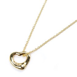 TIFFANY&Co. Tiffany K18YG Yellow Gold Heart Diamond Necklace 68119227 3.0g 40cm Women's