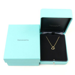 TIFFANY&Co. Tiffany K18YG Yellow Gold Heart Diamond Necklace 68119227 3.0g 40cm Women's