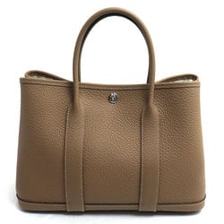 HERMES Garden TPM Handbag Etoupe Women's Y Stamp