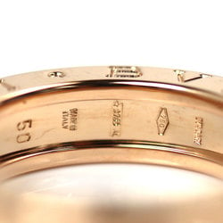 BVLGARI 18K Pink Gold B-ZERO1 1-Band Ring 335991 Size 10 50 7.3g Women's