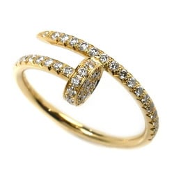 CARTIER Cartier K18YG Yellow Gold Juste un Clou SM Diamond Ring B4231549 Size 9 49 2.7g Women's