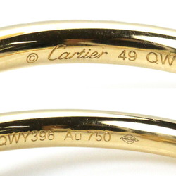 CARTIER Cartier K18YG Yellow Gold Juste un Clou SM Diamond Ring B4231549 Size 9 49 2.7g Women's