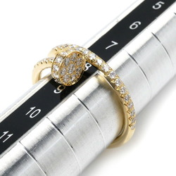 CARTIER Cartier K18YG Yellow Gold Juste un Clou SM Diamond Ring B4231549 Size 9 49 2.7g Women's