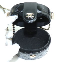 CHANEL Chanel Matelasse Small Vanity Shoulder Bag Black AP1573 Women's