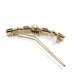 CHANEL Metal Coco Mark Rhinestone Barrette for Women