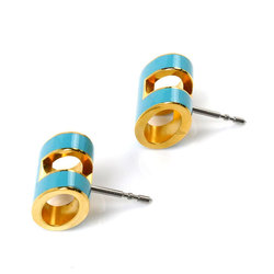 HERMES GP Pop H motif earrings 5.4g for women