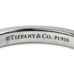 TIFFANY & Co. Tiffany Pt950 Platinum Classic Band 3P Diamond Ring, Diamond, Size 7.5, 3.4g, Women's