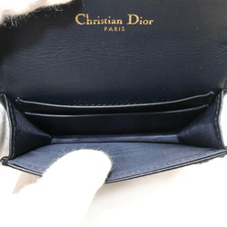 Christian Dior Saddle Bloom Card Holder, Business Case, Blue, Beige, S5611CTZQ, M928, Women's